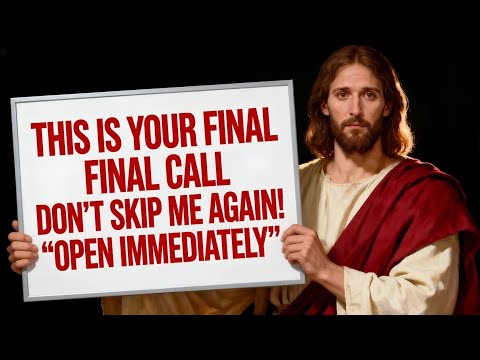 GOD SAYS;- YOUR FINAL CHANCE: SKIP AT YOUR OWN RISK.. | GOD'S MESSAGE FOR YOU TODAY