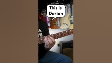 Play the Dorian Scale Quick and Easy on Guitar | Free Chart Link in Description 🔥#shorts