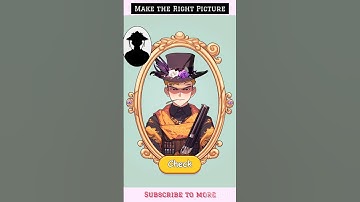 Make the Right Picture 😃 | Creepy Puzzle 🧩 Gameplay #shorts