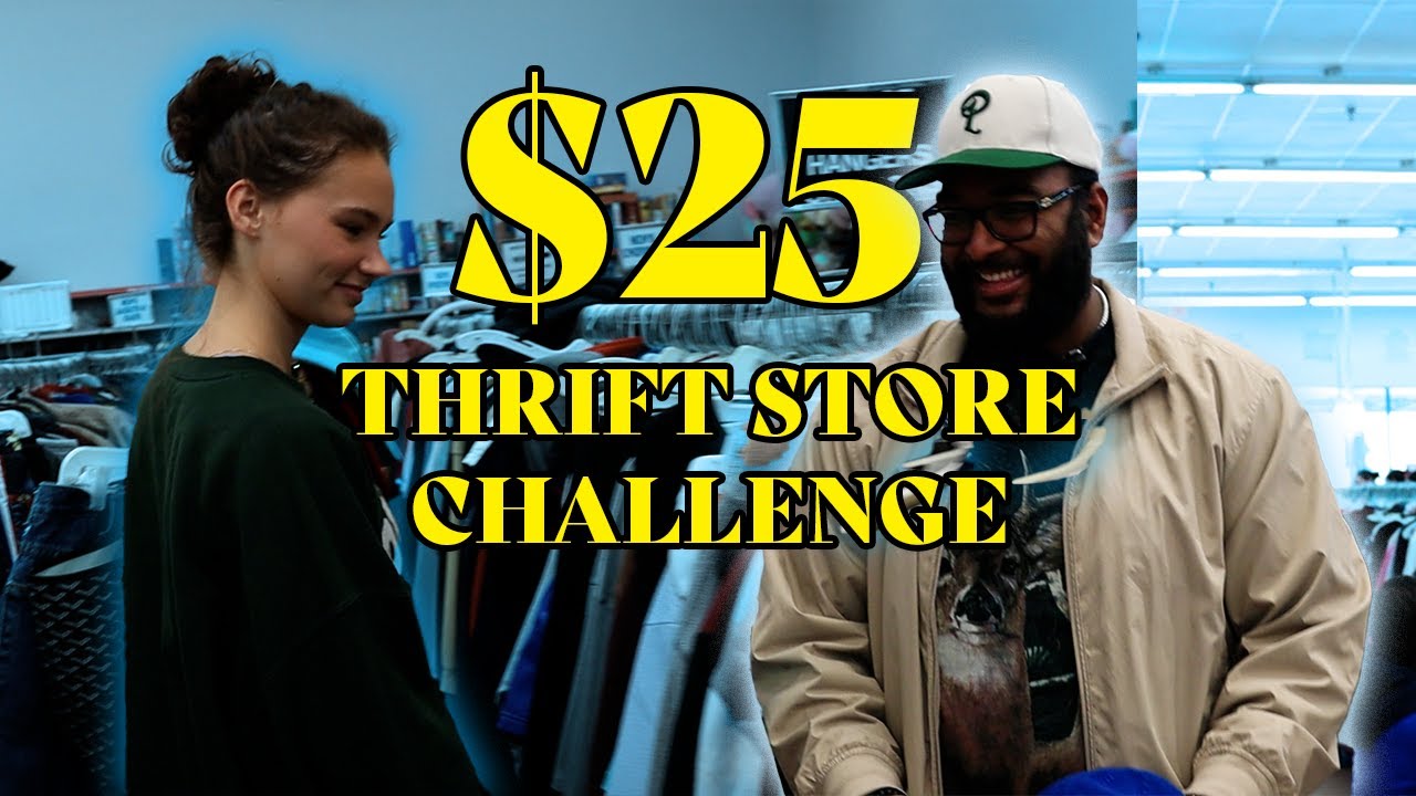 $25 Thrift Store Challenge! 👕😂 Who Picked the BETTER Outfit?!"