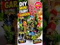 DIY Mini Fairy Garden 🌿 | Amazing Miniature Craft #DIY #CraftShorts #HomeDecor
