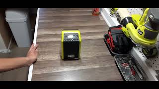 Ryobi radio review!