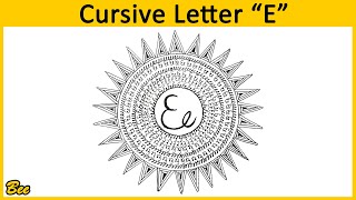Cursive Writing for Beginners │ Lesson #7 “The Letter E”