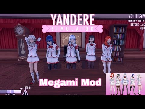 Megami Mod Download Link - Yandere Simulator Mod +DL 💗 / #yanderesimulator #mod #game #megami #ayano