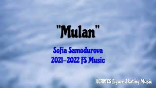 Sofia Samodurova 2021-2022 FS Music