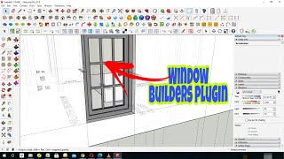 HOW TO CREATE WINDOWS IN SKETCHUP  |   WINDOWS BUILDER PLUGIN