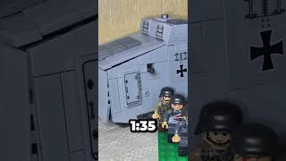 First german tank in combat - A7V  #blocks #lego #quanguan #tank #moc