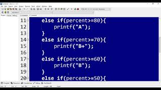 Else if statement example in c programming language tutorial in urdu / hindi News
