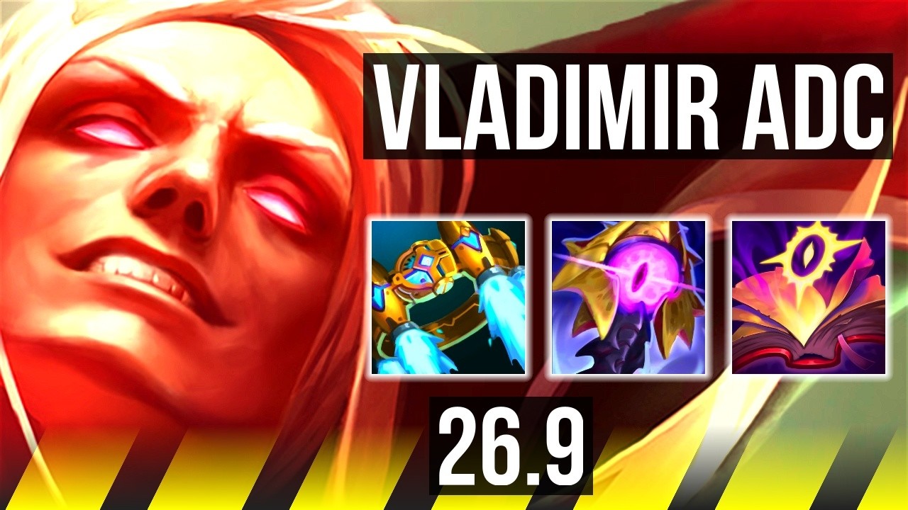 Watch Vladimir & Rell obliterate Yasuo & Soraka in Challenger elo! 
Highlights: Good KDA: 18/1/10. 
Learn what runes to use, what items to build, understand how to lane, teamfight, and outplay your opponents as #Vladimir. 
/// #LeagueOfLegends high elo replay 
 
Thank you for watching! 
Did you learn something new? Share it in the comments! 
If you liked this video, please leave a thumbs up, if you disliked it, be sure to give me feedback in the comments. I appreciate your support! 
 
~~~| DOMISUMREPLAY |~~~ 
High elo replays for every role and champion. Improve your gameplay. Many uploads per day. 
 
~~~| WATCH MORE |~~~ 
Vladimir channel: https://www.youtube.com/channel/UCOMHLHd22piQguLuqZSAD6g?sub_confirmation=1 
 
More replays of: 
- Vladimir vs Yasuo: https://www.youtube.com/playlist?list=PLR84AQmblMD_03h4D_dIvL2ug3fP5h8UK 
- Vladimir with Rell: https://www.youtube.com/playlist?list=PLR84AQmblMD9x27vmZbNghhxDmmDLKqAd 
- Vladimir ADC: https://www.youtube.com/playlist?list=PLR84AQmblMD8668blJXOqHAubWvGi007O 
 
~~~| MATCH INFO |~~~ 
GAME TYPE: Ranked Solo/Duo 5v5 
REGION: EUW 
AVERAGE RANK: Challenger 
SEASON: Season 2026 
PATCH: 26.9 
 
~~~| SPECTATED PLAYER |~~~ 
CHAMPION: Vladimir 
SKIN: Blood Lord Vladimir 
RANK: Challenger 
RIOT ID: ginsengstacy # EUW 
OP.GG: https://op.gg/summoners/euw/ginsengstacy-EUW 
RUNES: PRECISION - Conqueror, Triumph, Legend: Haste, Last Stand; SORCERY - Transcendence, Gathering Storm (Ability Haste + Movement Speed + Health Scaling) 
 
~~~| OPPONENT |~~~ 
CHAMPION: Yasuo 
SKIN: Nightbringer Yasuo (Pariah) 
RANK: Challenger 
RUNES: PRECISION - Lethal Tempo, Triumph, Legend: Alacrity, Last Stand; RESOLVE - Revitalize, Second Wind (Attack Speed + Adaptive Force + Health Scaling) 
 
I am not one of the summoners playing in the matches uploaded to this channel, so I am unfortunately unable to answer questions about decisions made by the summoners in the game. 
 
played at 2026-05-10 15|22|35 (CEST); rec on sd-peach at 2026-05-12 09|26|58 (CEST); mtdt at 2026-05-12 10|06|05 (CEST); EUW-7848784320-ADC-BLUE