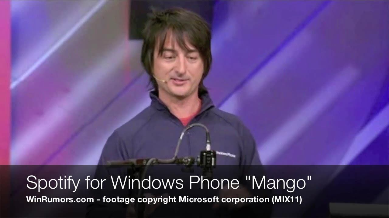 Video till Spotify släppt till Window Phone 7.5