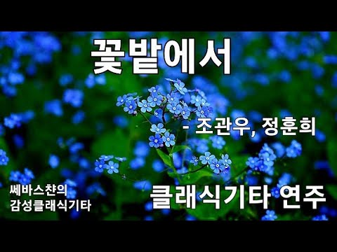 조관우 꽃밭에서 클래식기타 연주 정훈희 Fingerstyle Guitar Cover a K-POP Song "At the garden"