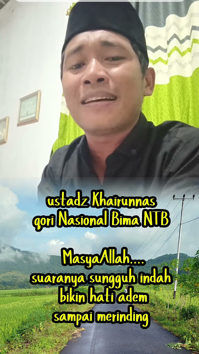 ngaji merdu terbaru qori Bima NTB ustadz Khairunnas