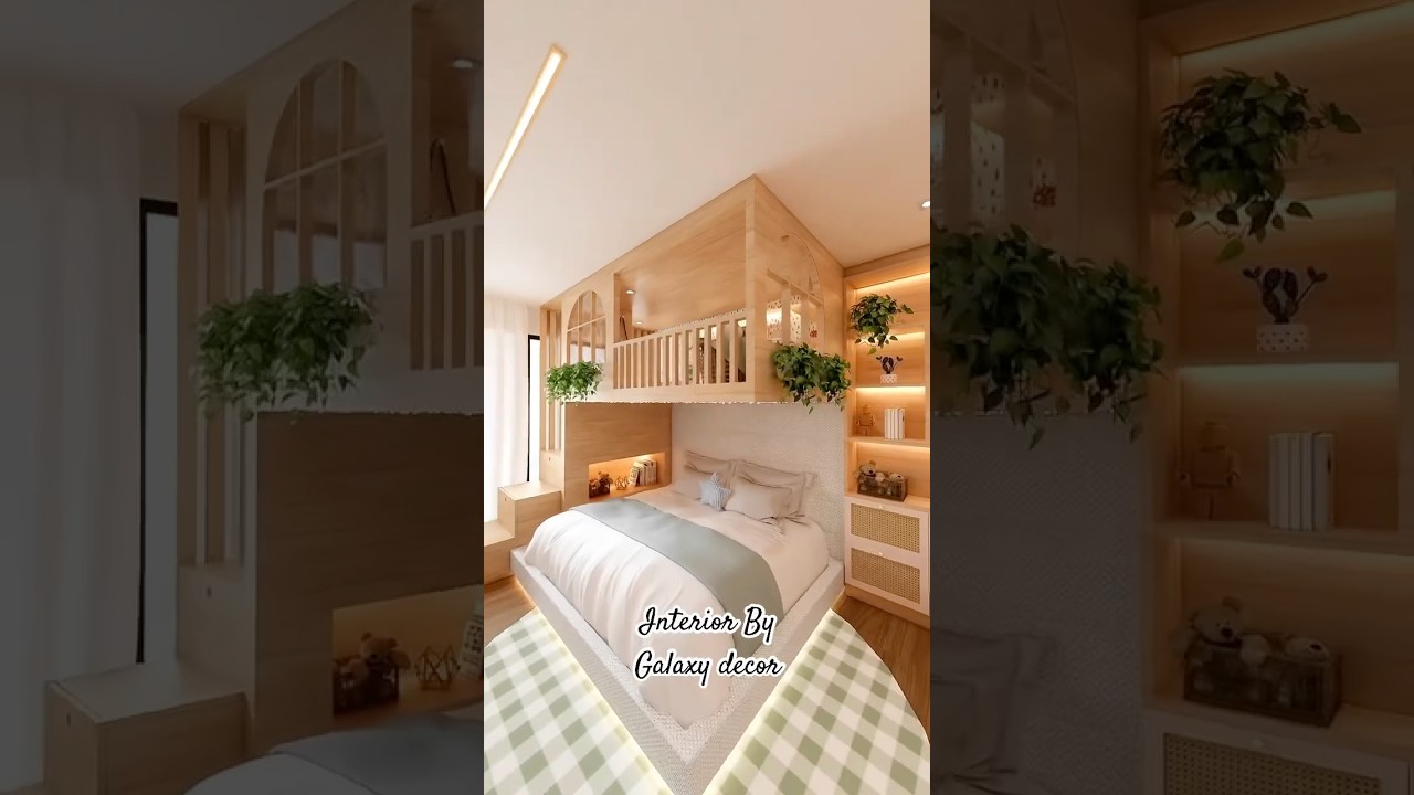 Dreamy & Fun! ✨ A 3D Kids’ Bedroom Design Full of Creativity & Comfort! 