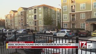 Woman, man found shot dead in Raleigh apartment: Police