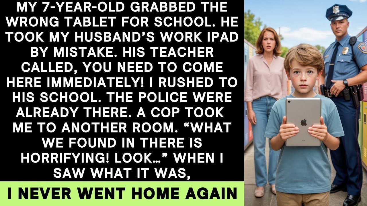 My 7yo Took Wrong iPad to School   What Teacher Found Made Police Arrest My Husband Immediately