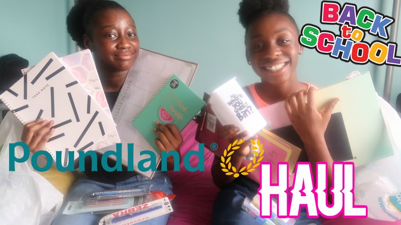 POUNDLAND SCHOOL SUPPLIES HAUL!