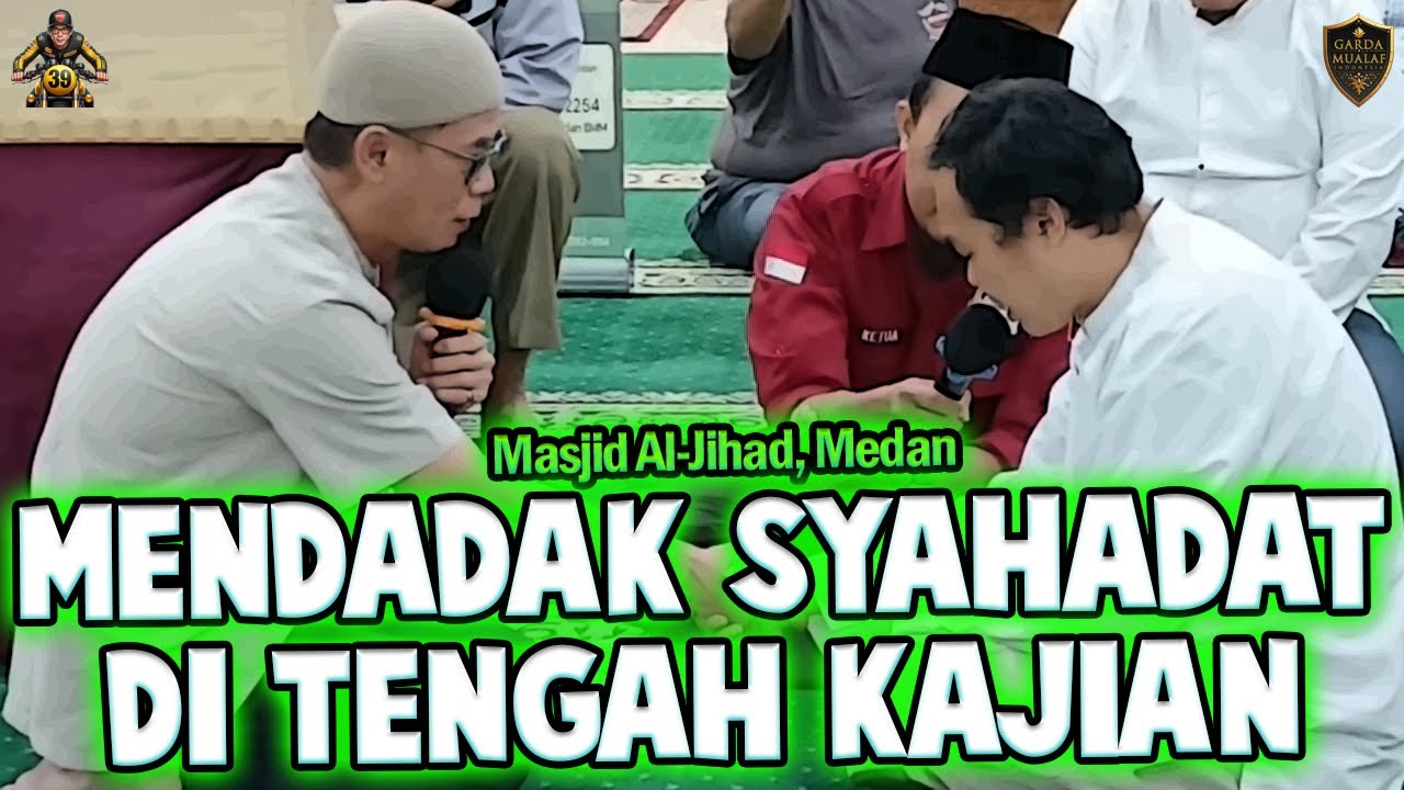 Kajian 1 - Safari Dakwah Medan - SYAHADAT LEANDRO - Masjid Al-Jihad