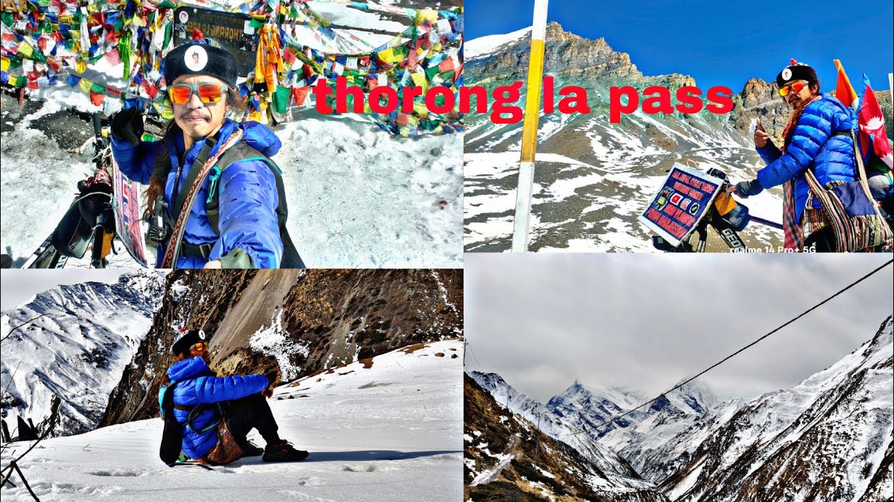 Na soche ko bhayo aja 5417m thorang la pass  gare molai 😃