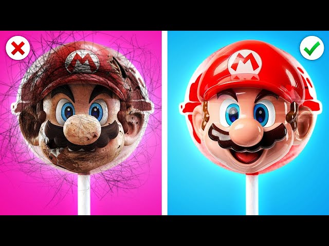 Unbelievable PARENTING Hacks By SUPER MARIO & Peaches || Mario World Hacks and Tips by Zoom GO! class=