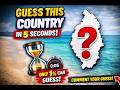 ONLY 1% PASS | Only 1% Can Guess These Countries in 5 Seconds 😳 | Challenge #1million