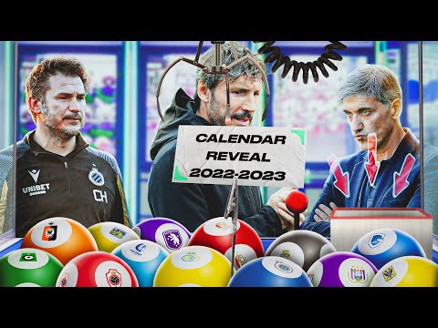 Jupiler Pro League Calendar Reveal 22/23