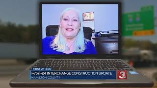 Chattanooga's I-75/I-24 reconstruction project on track for summer completion
