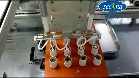 SEC 3030L   automatic inline 4 heads automatic potting robot machine