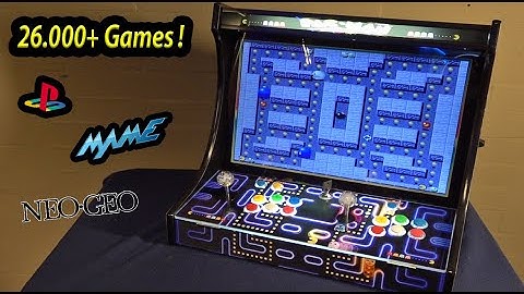 22” Retro Bartop With 26,000 Games Is Surprisingly Good! .. Pandora