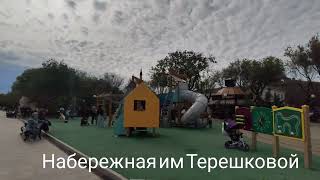 По городу Евпатория на авто сегодня,23.04.24.Набережная Терешковой, храм Николая Чудотворца.