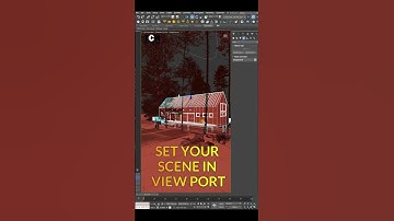 EASY WAY TO CREAT CAMERA IN 3DS MAX #architecture #shorts #shortvideo #short #shortsvideo