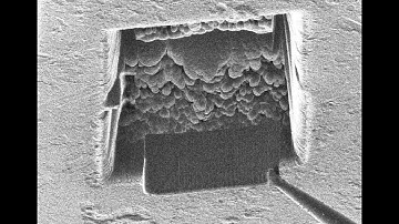 FIB TEM foil lift out movie