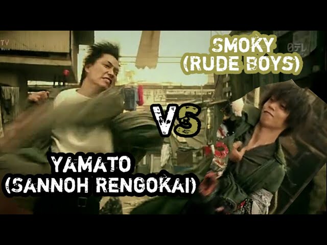 Yamato (Sannoh Rengokai) VS Smoky (Rude Boys) Full Fight class=