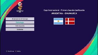 Jugando la copa Mundial de Qatar 2022 en PES 2021