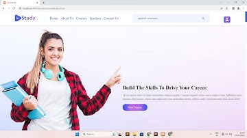 How To Make A Online E-LEARNING Website Design Using HTML / CSS / JS /PHP/SQL Step By Step[Demo]