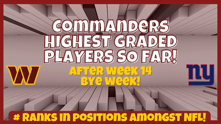 Commanders HIGHEST GRADED Players in 2023 Season S...