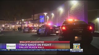 One suspect at large after shooting at Valley Plaza Mall, 2 people wounded