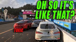 Shoving myself inside this TOXIC player in Forza Horizon 6