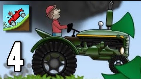 Hill Climb Racing gameplay walkthrough part 4 - Tractor (iOS, Android)