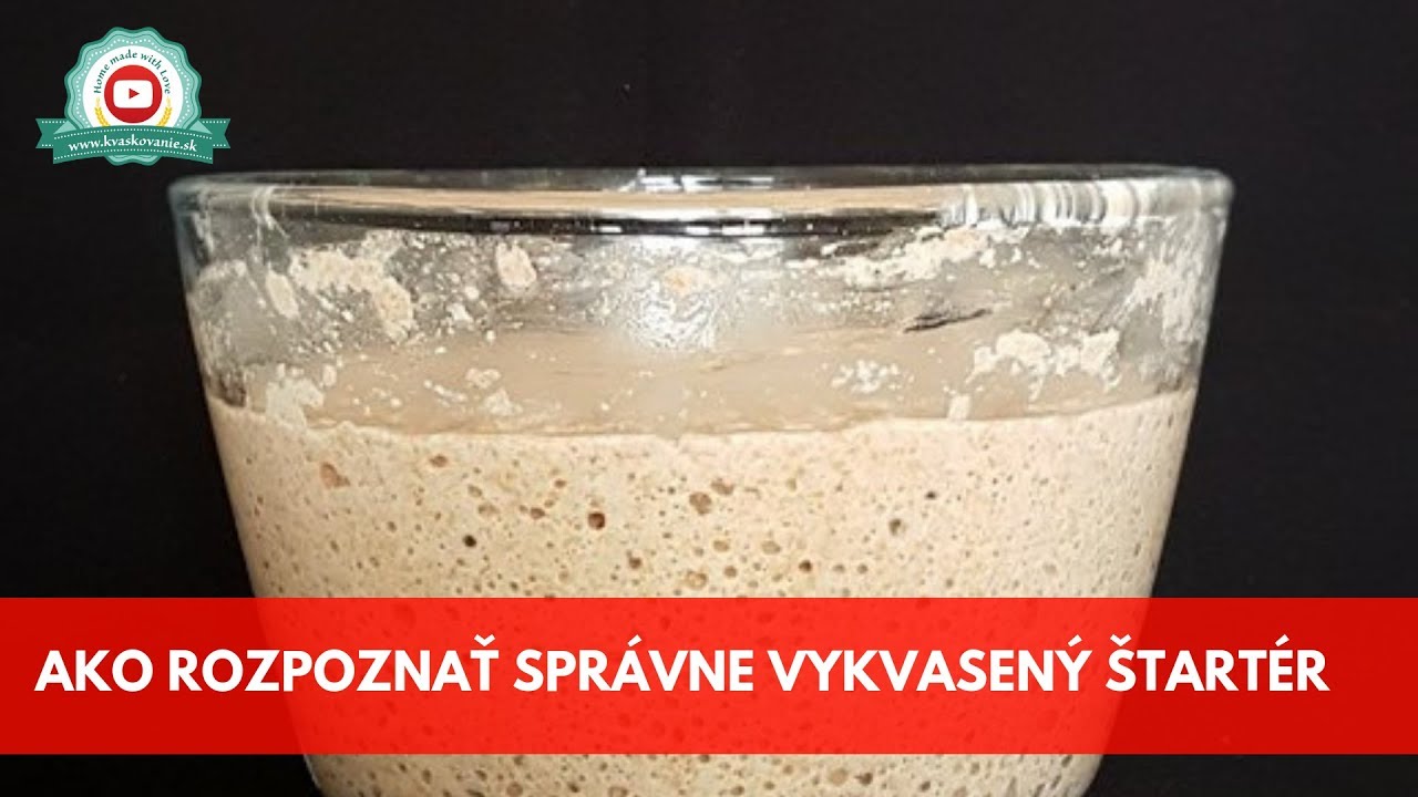 Ako rozpoznať správne vykvasený štartér / When is sourdough starter ready
