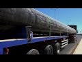 Pipes transportation for the construction of Trans Adriatic Pipeline [4K]