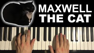 Video thumbnail of "Maxwell The Cat Meme Song (Piano Tutorial Lesson)"