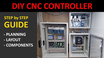 DIY CNC Controller Part 1 - Step by Step Guide for Layout, Components, VFD and ATC Pneumatics