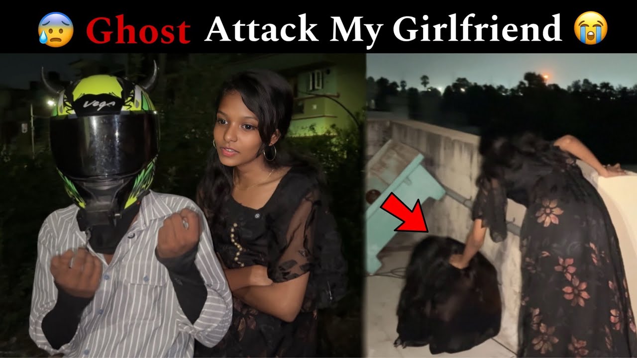 Kuttyttf | 😰 Ghost Attack My Girlfriend 😭 | 12 AM 💀 Challenge | #ttf #kuttyttf #ghost #horrorstory