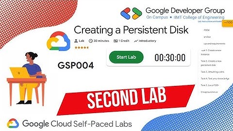 🎓 Google Cloud Study Jam | Second Lab – Creating a Persistent Disk (GSP004)| GDGOC IIMT CREW 