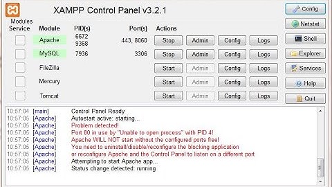 Fix XAMPP Error: Apache Shutdown Unexpectedly