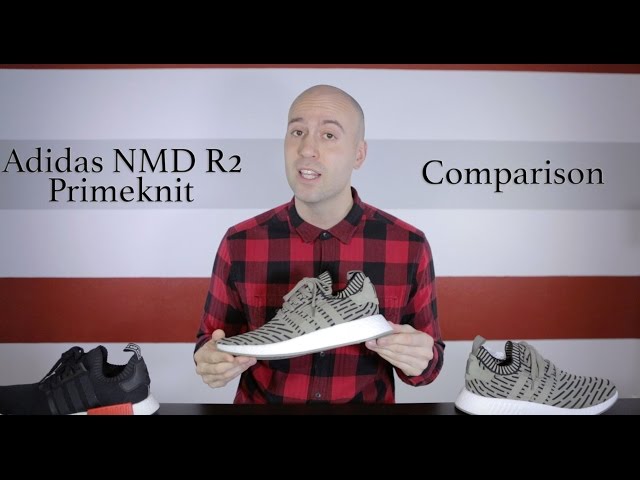 Violin fire gange imod Adidas NMD R2 Primeknit - Comparison - Unboxing + Review + On Feet - Mr  Stoltz 2016 - YouTube
