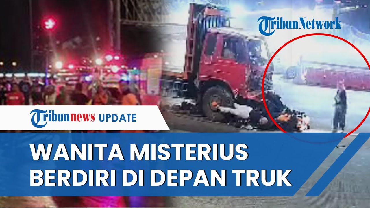 Detik-detik Wanita Misterius Berdiri di Depan Truk Kecelakaan di Bawen, Korban Selamat Laka Maut?