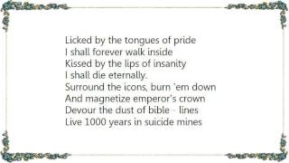 Die Apokalyptischen Reiter - Licked by the Tongues of Pride Lyrics