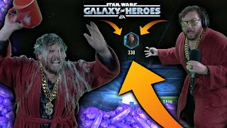 I HIT THE JACKPOT! 330 Shard Pull for Sana Starros! | Star Wars: Galaxy of Heroes