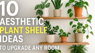 10 Aesthetic Plant Shelf Ideas to Upgrade Any Room